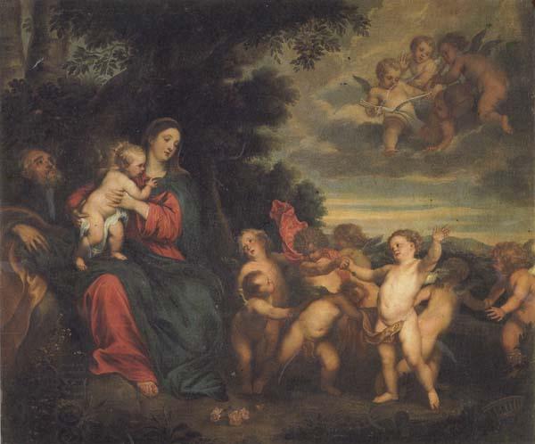 Anthony Van Dyck The Rest on the Flight into Egypt oil painting picture